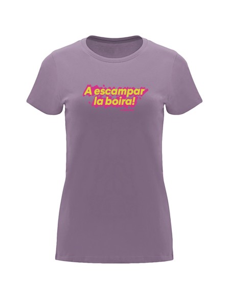 Samarreta amb expressió catalana i original “A escampar la boira” | Pocasoltes