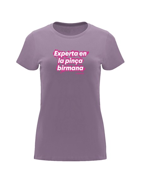 Samarreta “Experta en la pinça birmana” divertida en català | Pocasoltes
