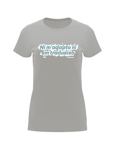 Samarreta “Ni m’adapto ni em tradueixo” catalana | Pocasoltes